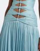 Costarellos Costarellos Ruched Lurex georgette gown - 5