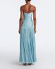 Costarellos Costarellos Ruched Lurex georgette gown - 6
