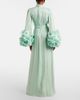 Costarellos Costarellos Ruffled georgette gown - 6