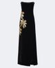 Costarellos Costarellos Terrin embellished crÃªpe gown - 1