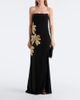 Costarellos Costarellos Terrin embellished crÃªpe gown - 2
