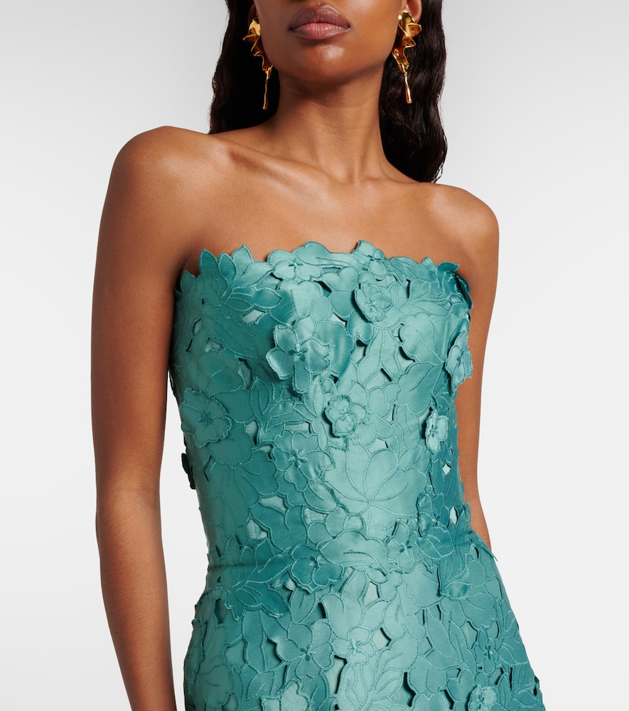 Costarellos - Vella guipure lace maxi dress