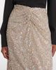 Costarellos Costarellos Zuri ruched sequined midi skirt - 4