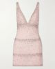 COSTARELLOS Palla crystal-embellished crepe mini dress - 1