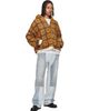 COÛT DE LA LIBERTÉ COÛT DE LA LIBERTÉ Blue & White Max Hickory Stripe Union Work Jeans - 4
