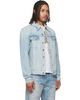 COÛT DE LA LIBERTÉ COÛT DE LA LIBERTÉ Blue Johnny Vintage DBL Dip Denim Trucker Jacket - 2