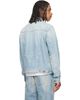 COÛT DE LA LIBERTÉ COÛT DE LA LIBERTÉ Blue Johnny Vintage DBL Dip Denim Trucker Jacket - 3
