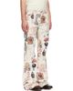 COÛT DE LA LIBERTÉ COÛT DE LA LIBERTÉ Off-White Jimmy California Cool Japan Canvas Flare Jeans - 2