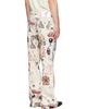 COÛT DE LA LIBERTÉ COÛT DE LA LIBERTÉ Off-White Jimmy California Cool Japan Canvas Flare Jeans - 3