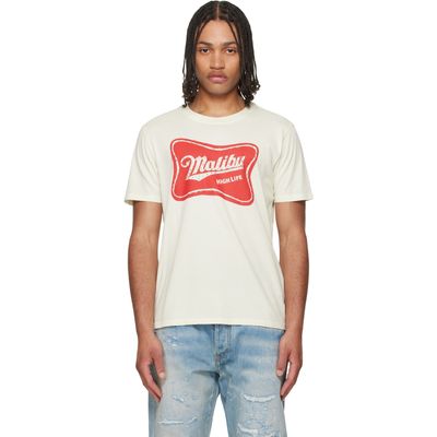 COÛT DE LA LIBERTÉ COÛT DE LA LIBERTÉ Off-White Sammy 'Malibu' Embellished S/S T-shirt
