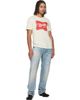 COÛT DE LA LIBERTÉ COÛT DE LA LIBERTÉ Off-White Sammy 'Malibu' Embellished S/S T-shirt - 4