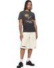 COÛT DE LA LIBERTÉ COÛT DE LA LIBERTÉ Off-White Zander Twill Baggy Shorts - 4