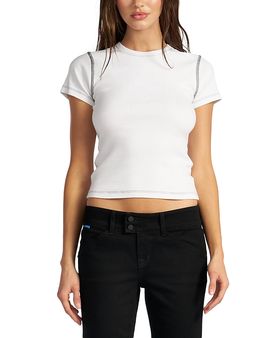 white christmas dresses Cotton Citizen Tokyo Crop Tee - Vintage Black main image 1