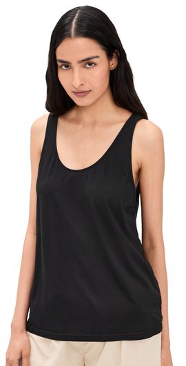 Cotton Citizen Cotton Citizen The Mykonos Tank Top Jet Black