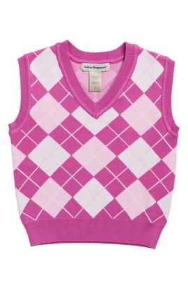 Cotton Emporium Cotton Emporium Kids' Argyle Vest
