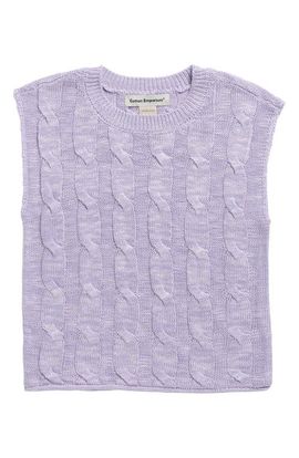 Cotton Emporium Cotton Emporium Kids' Cable Knit Sweater Tank