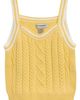 Cotton Emporium Cotton Emporium Kids' Cable Stitch Sweater Tank - 1