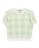 Cotton Emporium Cotton Emporium Kids' Checked Short Sleeve Sweater - 1