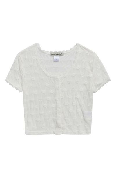 Cotton Emporium Cotton Emporium Kids' Puckered Flower Top