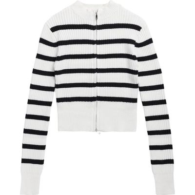Cotton Emporium Cotton Emporium Kids' Stripe Zip Cardigan