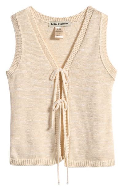 Cotton Emporium Cotton Emporium Kids' Tie Front Vest