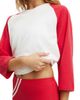 COTTON ON BODY COTTON ON BODY Women's Active 3/4 Sleeve Graphic Raglan Tee - 4