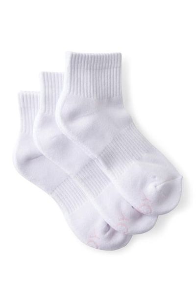 COTTON ON BODY COTTON ON BODY Women's Active Body Qtr Crew Sock 3Pk