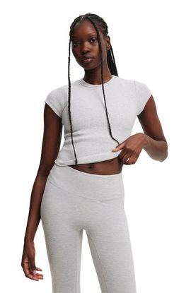 COTTON ON BODY COTTON ON BODY Women's Active Curved Hem Baby Tee
