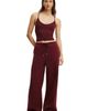 COTTON ON BODY COTTON ON BODY Women's Active Plush Tie Waist Wide Leg Sweatpant - 2