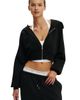 COTTON ON BODY COTTON ON BODY Women's Active Raw Edge Zip Through Hoodie - 1