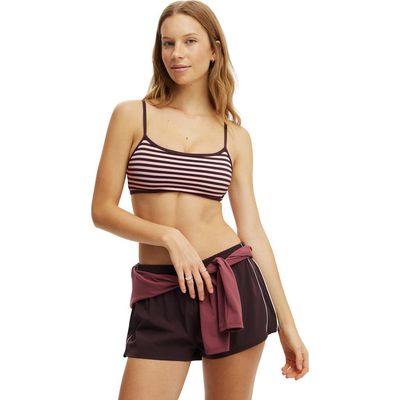 COTTON ON BODY COTTON ON BODY Women's Active Ultra Smooth Double Strap Back Crop