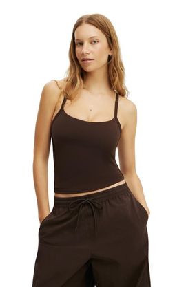 COTTON ON BODY COTTON ON BODY Women's Active Ultra Soft Contrast T-Bar Tank