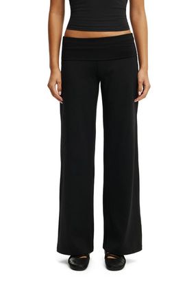 COTTON ON BODY COTTON ON BODY Women's Active Ultra Soft Roll Over Wide Leg Pant