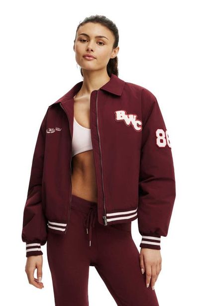 COTTON ON BODY COTTON ON BODY Women's Active Varsity Bomber Jacket
