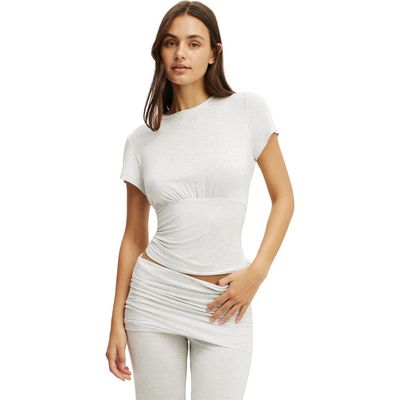 COTTON ON BODY COTTON ON BODY Women's Airy Soft Basque T-Shirt