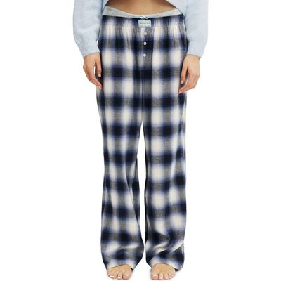 COTTON ON BODY COTTON ON BODY Women's Flannel Wide Leg Pant