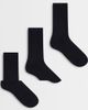 Cotton On Cotton On 3-pack essential socks in black - 1