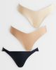 Cotton On Cotton On 3-pack invisible thongs in multi - 1