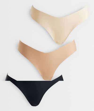 Cotton On Cotton On 3-pack invisible thongs in multi