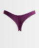 Cotton On Cotton On 3-pack seamless low rise thongs in black currant-Purple - 2