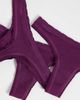 Cotton On Cotton On 3-pack seamless low rise thongs in black currant-Purple - 3