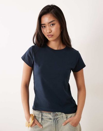 Cotton On Cotton On 90s baby tee in oxford blue