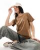 Cotton On Cotton On 90s classic relaxed t-shirt in washed brown - 1