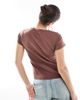 Cotton On Cotton On 90's fitted baby tee in washed brown-Green - 3