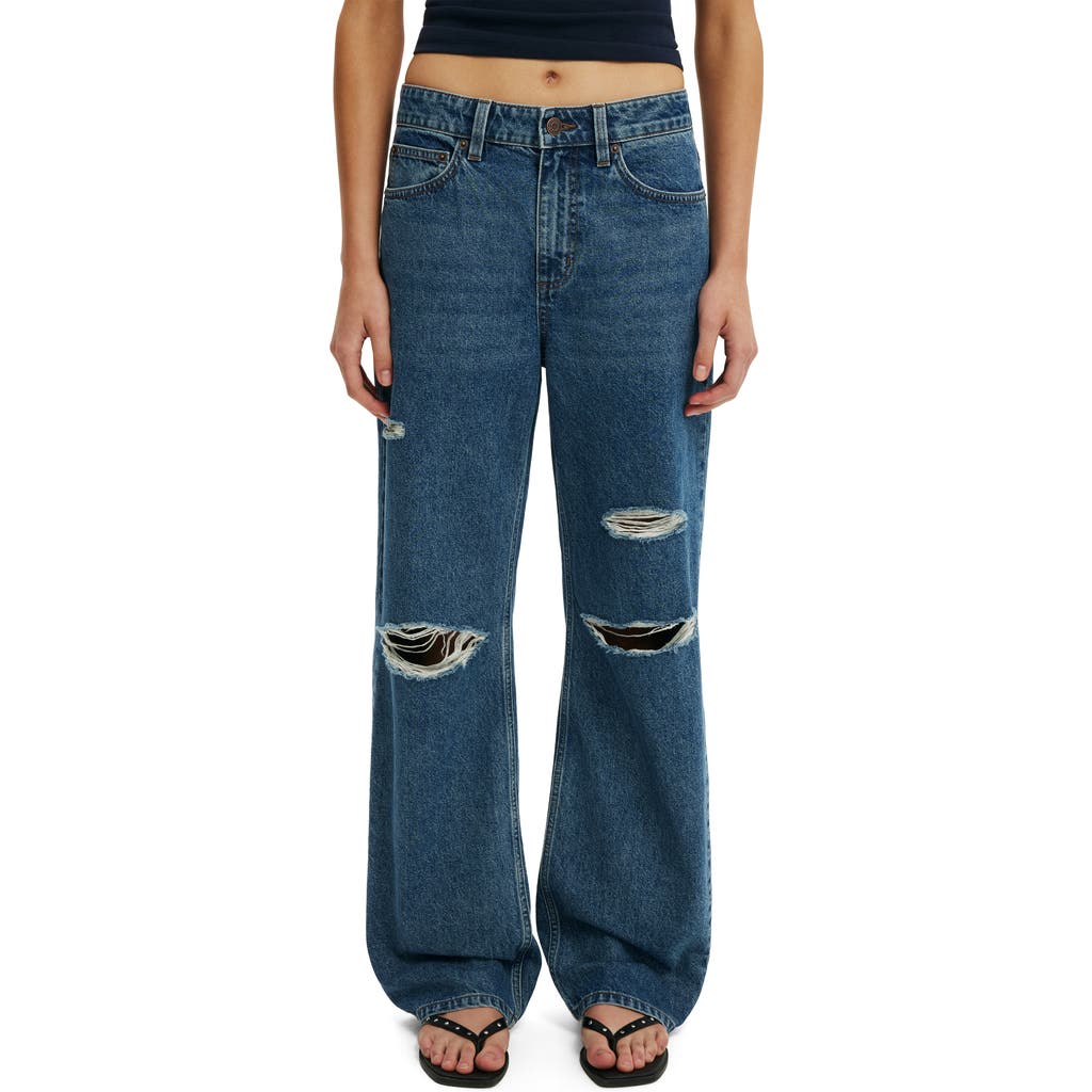 Cotton On Cotton On 91 High Waist Straight Leg Jeans