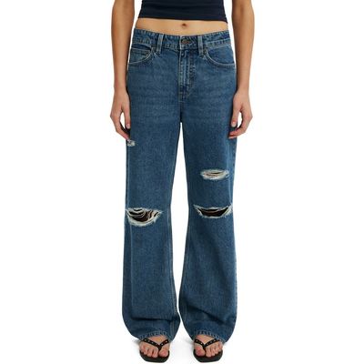 Cotton On Cotton On 91 High Waist Straight Leg Jeans