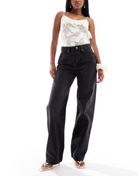 Cotton On Cotton On 91 straight jeans in black