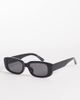 Cotton On Cotton On Abby rectangle sunglasses in black - 1