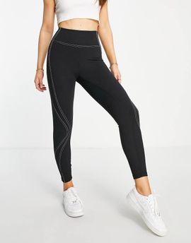 Cotton On Cotton On active contrast stitch 7/8 leggings in black