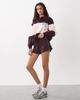 Cotton On Cotton On active paneled woven shorts in italian plum-Purple - 1